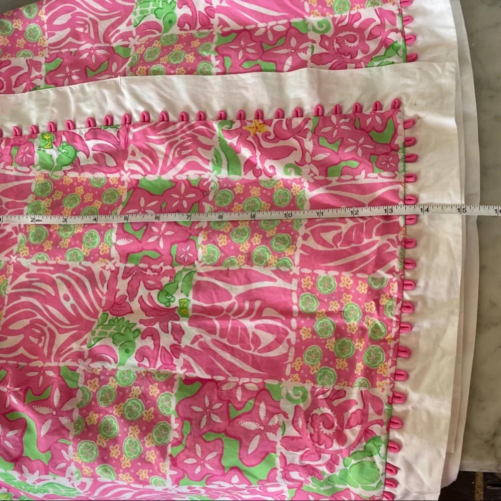 LILLY PULITZER Sunnyside Lions Vintage Faux Wrap Skort 8